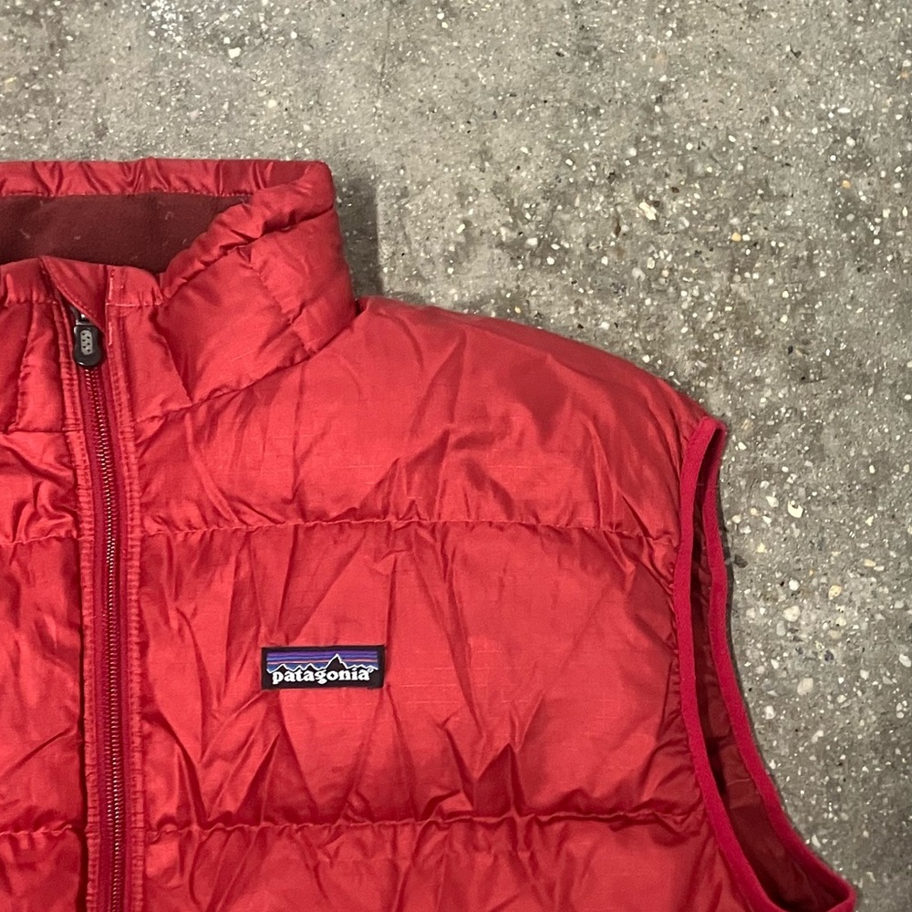 Vtg Patagonia Hi Loft Goose Down Insulated Vest Large - Picture 2 of 16
